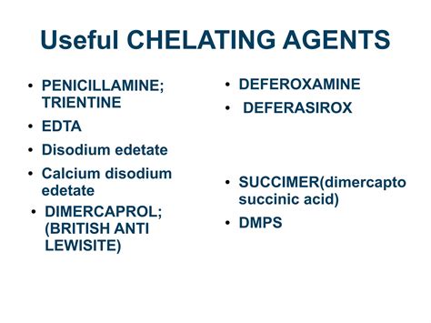 chelating agents pharmacology odp