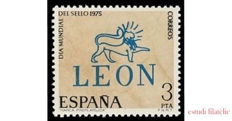 España Spain 2261 Día mundial del Sello 6 de Mayo Año 1975 lujo MNH