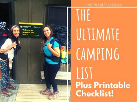 Ultimate Camping Packing List Guide And Printable Checklist The Global Curious