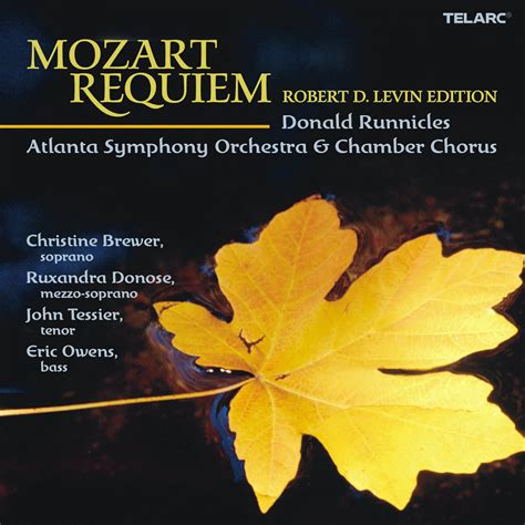 Mozart Requiem In D Minor K Robert D Levin Edition De Donald