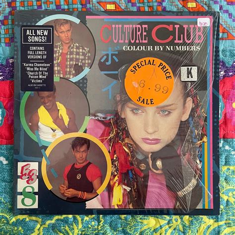 Culture Club Colour By Numbers Etsy