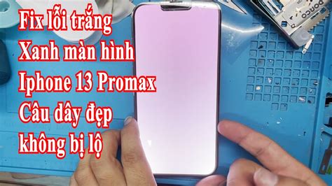 Sửa Màn 13 Pro Max Cách Mình Câu Dây đẹp Fix Problem Iphone 13 Pro Max White Screen Or Blue