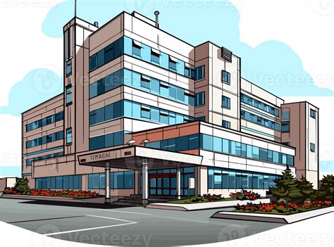 Hospital Building Illustration Clipart 26573473 PNG