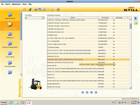 2022 Still Steds Navigator Forklifts 8.21 R9 Install Service