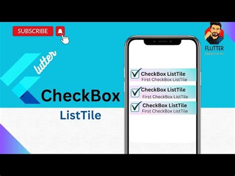 Flutter Tutorial Dynamic Checkboxes Flutter Checkbox List Tile