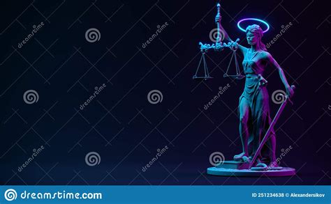 Statue God Of Justice Themis Femida With Balance And Sword Vector