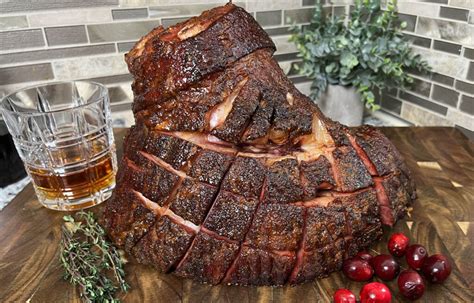 Smoked Ham With Hot Honey and Bourbon Glaze - Smoked BBQ Source