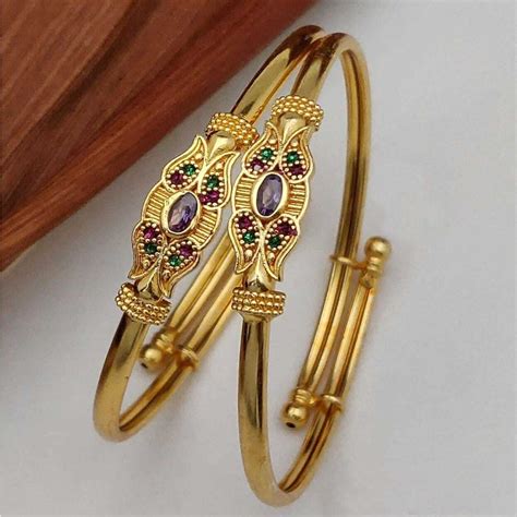 3 Designs Adjustable Kadali Bangles Indian Bangles Gelang Tangan