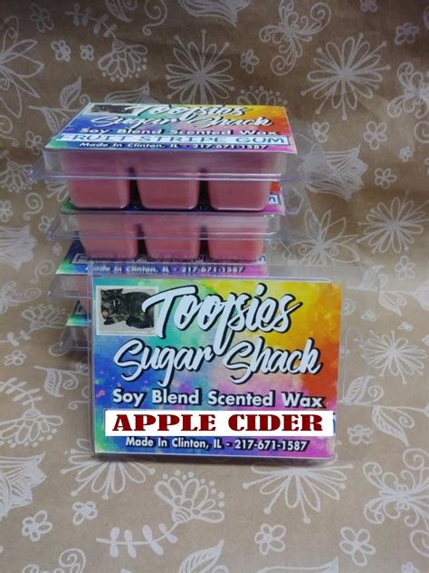 Strong Apple Wax Melts Apple Cider Wax Melts Soy Wax Melts Etsy