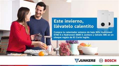 Junkers Bosch lanza una campaña de ACS para sus calentadores estancos