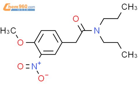 101389 56 4 Benzeneacetamide 4 methoxy 3 nitro N N dipropyl 化学式结构式分子