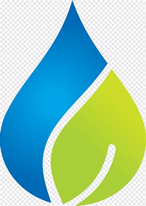 Gota De Agua Limpia Y Logotipo De La Naturaleza De La Hoja Png Pngwing