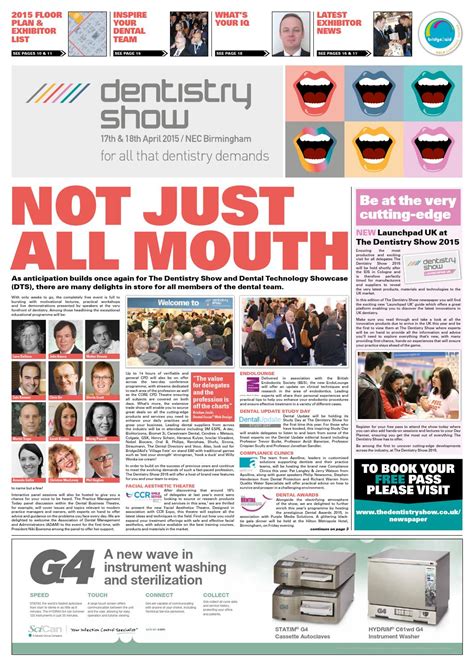 Dentistry Show Pre Show Newspaper 2015 By Closerstill Media Issuu