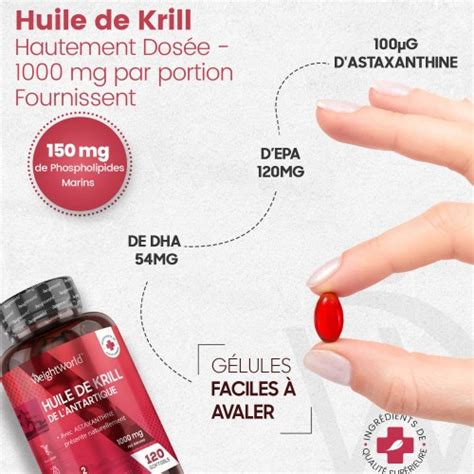 Huile de Krill Antarctique Oméga 3 Purs WeightWorld