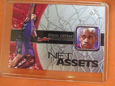 Vince Carter Fleer Ex Net Assets Insert Card Basketball