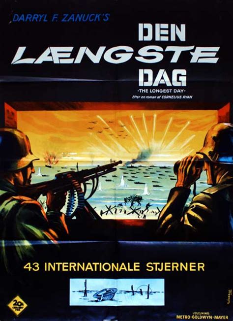 The Longest Day Movie Poster Print 11 X 17 Item Movib50511