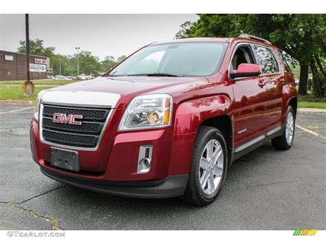 2010 Merlot Jewel Metallic GMC Terrain SLT AWD 81349236 Photo 8