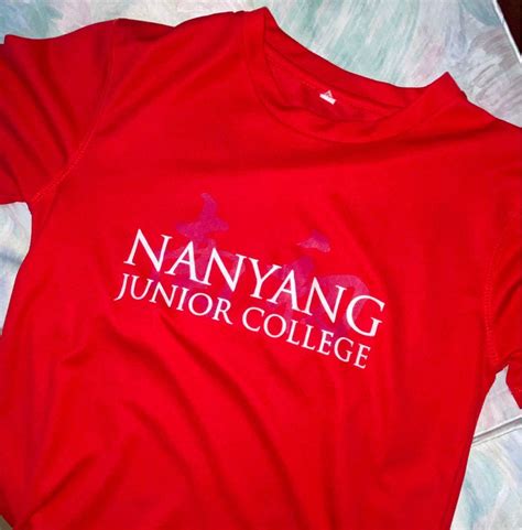 Nanyang Jc Nyjc Uniform Collegiate Red T Shirt Womens Fashion Tops