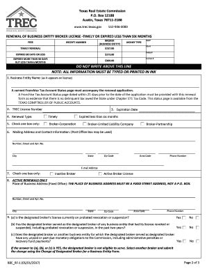 TX TREC BBE RF 1 2017 2023 Fill And Sign Printable Template Online