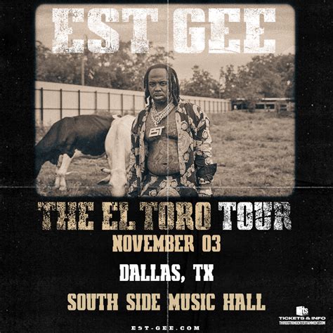 Buy tickets to EST GEE - El Toro Tour; Canceled in Dallas on October 26 ...