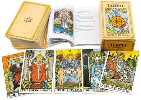 Tarot Cards Original Smith Waite Rider Centennial Deck With 100 Page