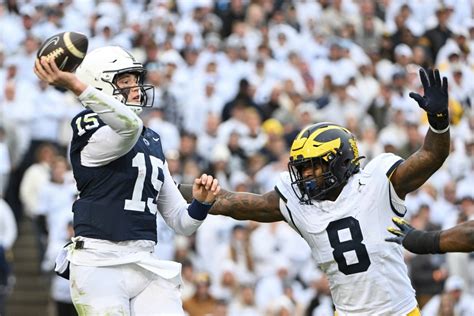 Penn State Quarterback Drew Allar Shoulders Blame For Loss To Michigan