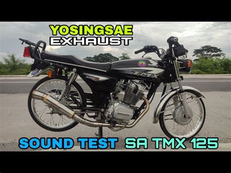 Honda Tmx Alpha Yosingsae Exhaust Open Pipe Installation And