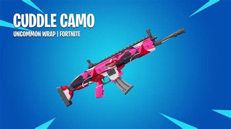 Cuddle Camo Uncommon Wrap Fortnite Youtube