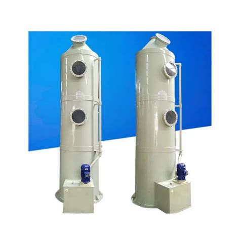 Gfrp Chemical Acid Fume Scrubber Tower Acid Mist Gas Absorption