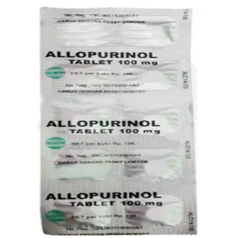 Allopurinol 100 Mg 10 Tablet Alodokter Shop