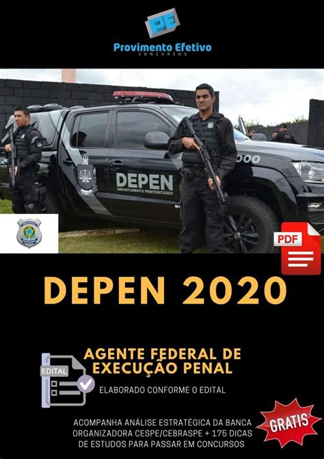 Provimento Efetivo Concursos Apostila Depen Agente Federal De