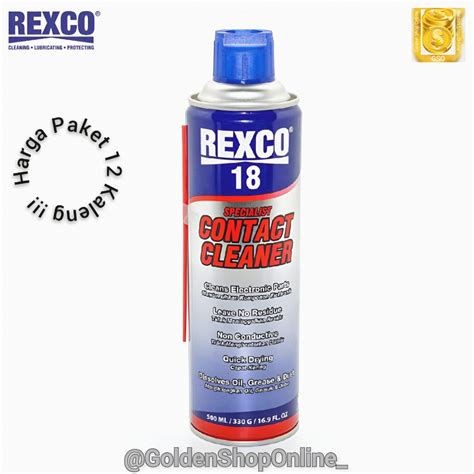 Jual Rexco Contact Cleaner Ml Harga Paket Isi Kaleng