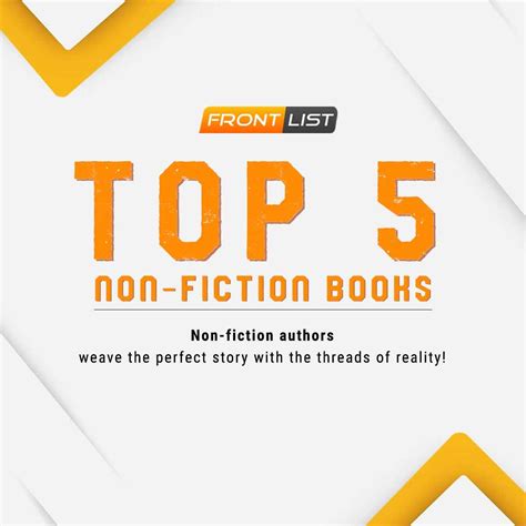 Top 5 Non Fiction Books To Read Frontlist