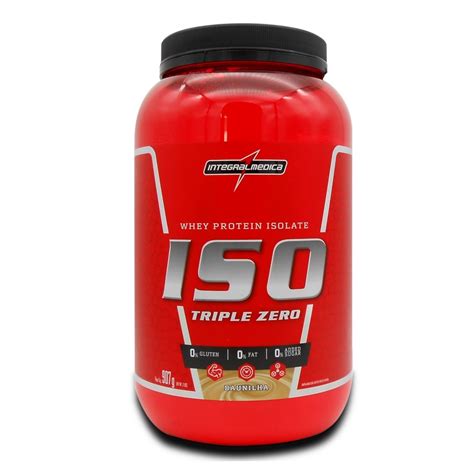 Whey Isolado Iso Triple Zero Integralmedica 907g Shopee Brasil