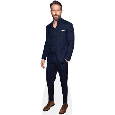 Ryan Reynolds (Dark Suit) Mini Cardboard Cutout Standee - Walmart.com