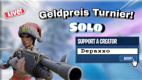 Fortnite Custom Games Turnier Live Solo Duo 1€ Pro Win Youtube