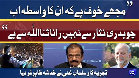 Salman Ghanis Analysis On Current Situation Think Tank Dunya News