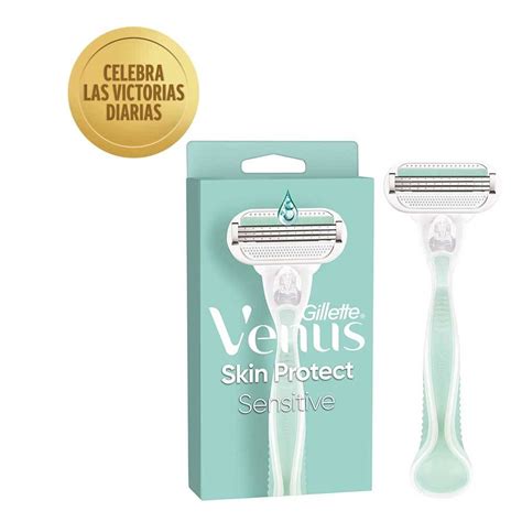 Rastrillo Para Afeitar Recargable Venus Sensitive Con Aloe 1 Pza