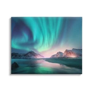 Stupell Northern Lights Photography Canvas Wall Art Design By Incado