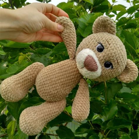 Amigurumi Crochet Pattern Teddy Bear Inspire Uplift