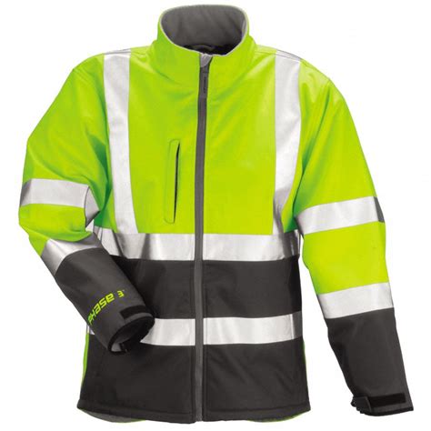 TINGLEY Breathable Rain Jacket U ANSI Class 3 3XL Green Yellow