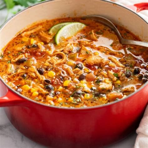 Chicken Taco Soup - The Cozy Cook