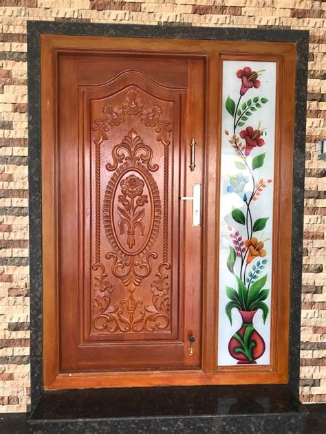 Single Wooden Door Designs For Indian Homes