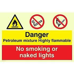 Viking Signs Cn A L Pv Petroleum Mixture Highly Flammable No