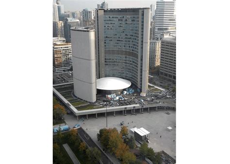 Nathan Phillips Square Toronto City Hall Podium Green Roof