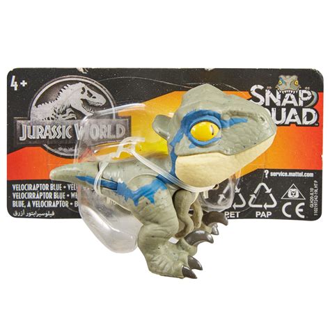 Jurassic World Snap Squad Velociraptor Blue