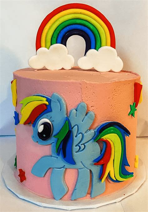 Rainbow Dash Birthday Cake Ideas Images (Pictures)