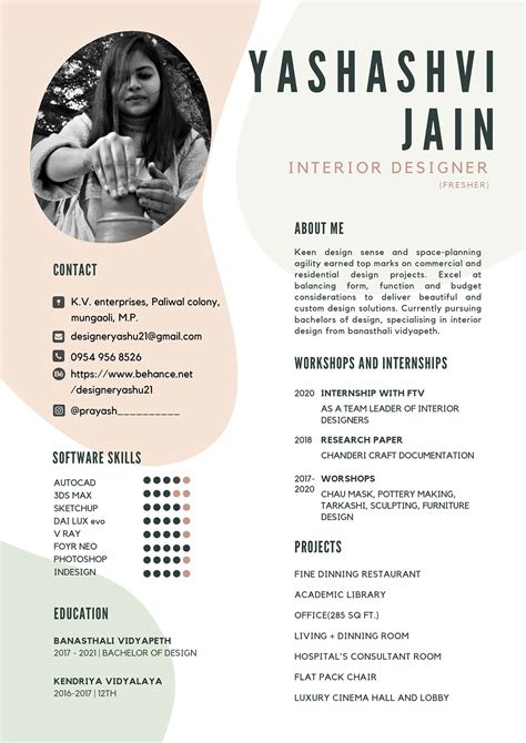 Resume On Behance