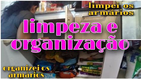 Limpei E Organizei Os Arm Rios De Compras Limpeza E Organiza O