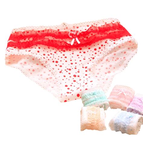 Unlimon Women Cotton Cute Polka Dots Panties Breathable Panty One Piece